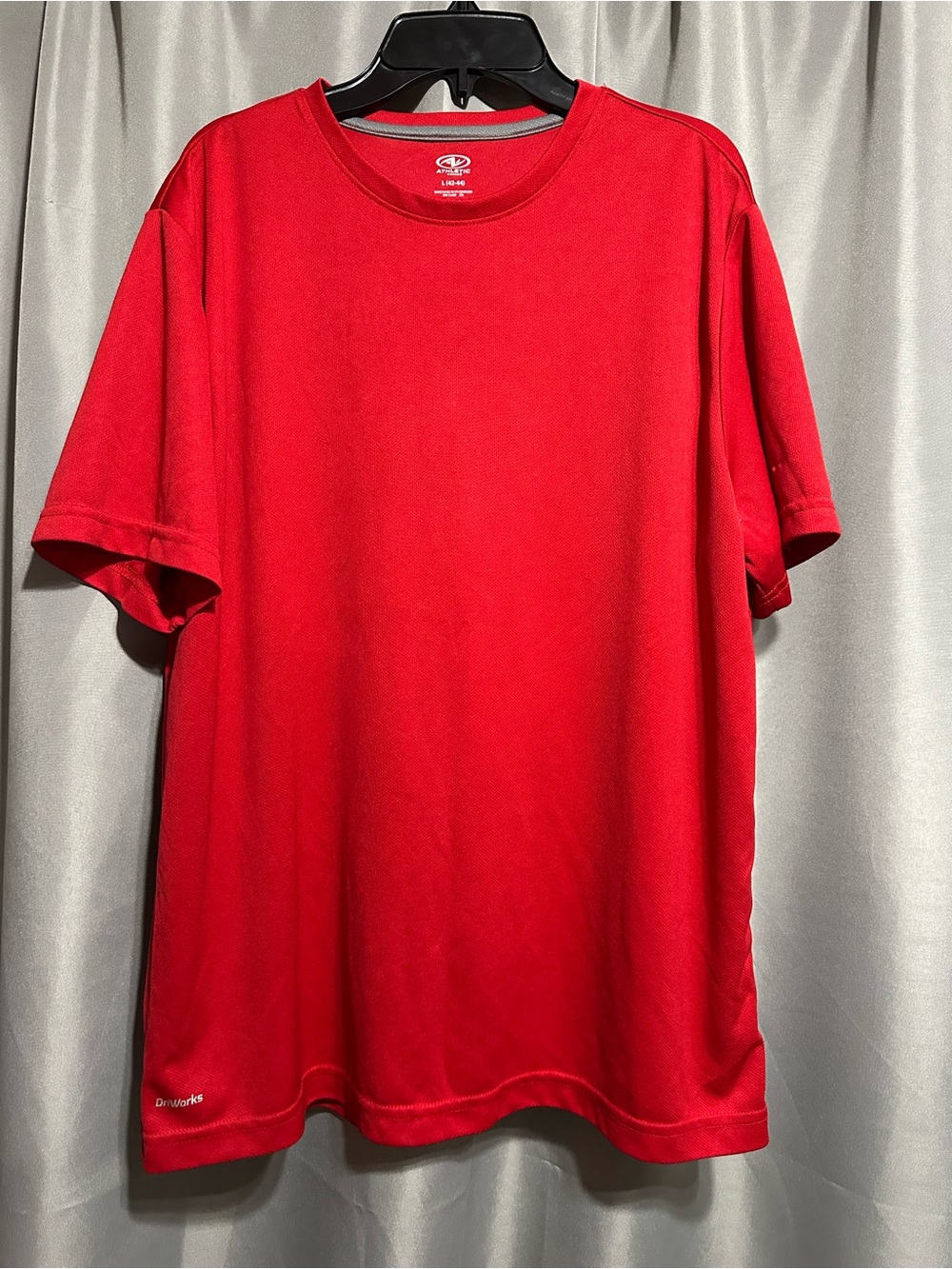 Athletic Works Red Short Sleeve Performance Tee